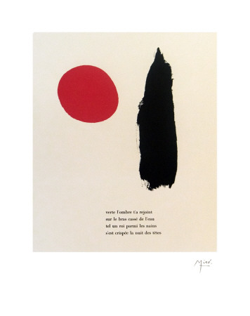 Illustrated Poems-"Parler Seul" by Joan Mir? Pricing Limited Edition Print image