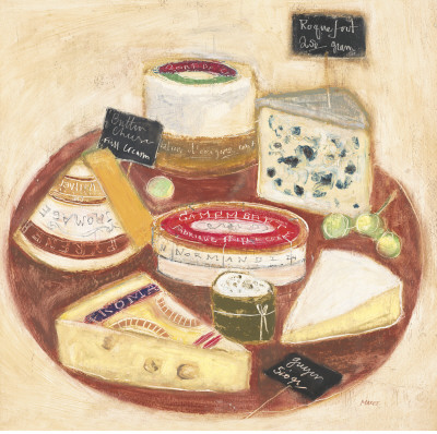Cheese Plate I by Maret Hensick Pricing Limited Edition Print image