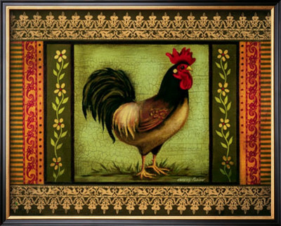 Mediterranean Rooster I by Kimberly Poloson Pricing Limited Edition Print image