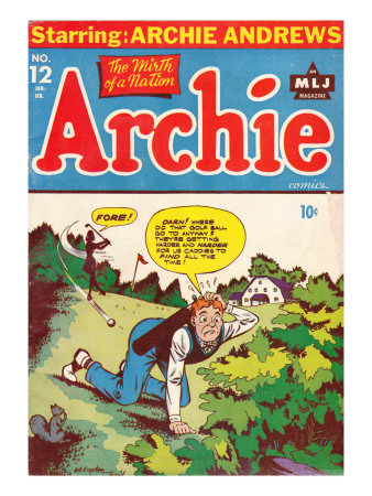 Archie Comics Retro: Archie Comic Book Cover #12 (Aged) by Bill Vigoda Pricing Limited Edition Print image