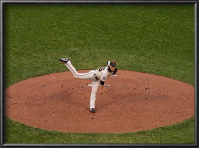 Texas Rangers V San Francisco Giants, Game 1: Tim Lincecum by Doug Pensinger Pricing Limited Edition Print image