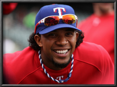 Texas Rangers V San Francisco Giants, Game 2: Elvis Andrus by Doug Pensinger Pricing Limited Edition Print image