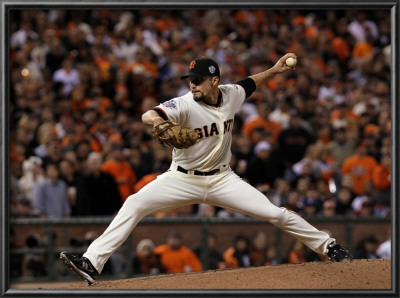 Texas Rangers V San Francisco Giants, Game 2: Javier Lopez by Justin Sullivan Pricing Limited Edition Print image