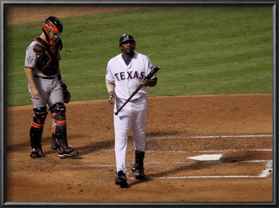 San Francisco Giants V Texas Rangers, Game 4: Vladimir Guerrero by Stephen Dunn Pricing Limited Edition Print image