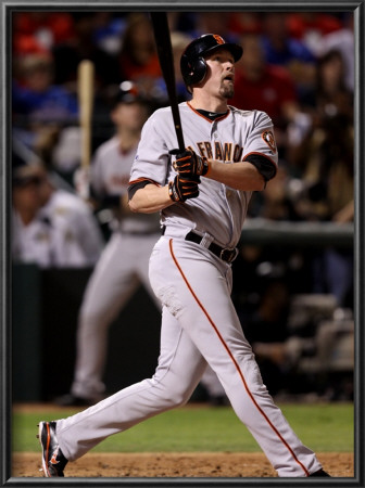 San Francisco Giants V Texas Rangers, Game 4: Aubrey Huff by Christian Petersen Pricing Limited Edition Print image