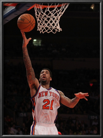 New Jersey Nets V New York Knicks: Wilson Chandler by Nick Laham Pricing Limited Edition Print image