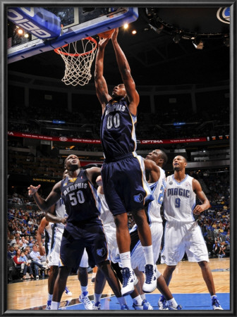 Memphis Grizzlies V Orlando Magic: Darrell Arthur by Fernando Medina Pricing Limited Edition Print image