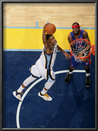 Detroit Pistons V Memphis Grizzlies: Rudy Gay And Richard Hamilton by Joe Murphy Pricing Limited Edition Print image