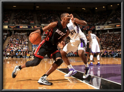 Miami Heat V Sacramento Kings: Chris Bosh by Ezra Shaw Pricing Limited Edition Print image