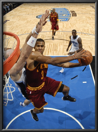 Cleveland Cavaliers  V Orlando Magic: Ramon Sessions And Marcin Gortat by Fernando Medina Pricing Limited Edition Print image