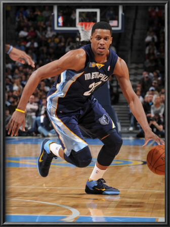 Memphis Grizzlies V Denver Nuggets: Rudy Gay by Garrett Ellwood Pricing Limited Edition Print image