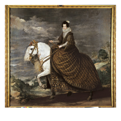 Equestrian Portrait Of Elizabeth Of France by Diego Velazquez Pricing Limited Edition Print image