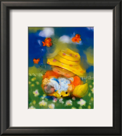 Kid With Lamb by Anthony Morrow Pricing Limited Edition Print image