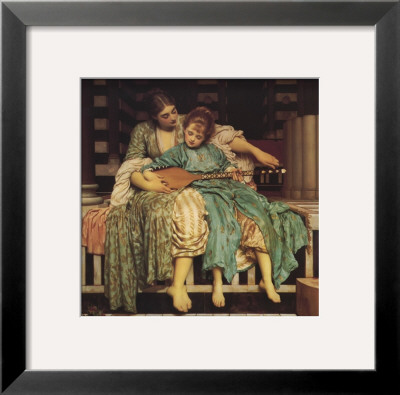Music Lesson by Frederick Leighton Pricing Limited Edition Print image