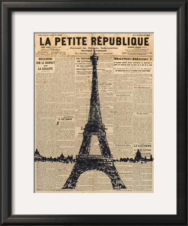 Paris Journal I by Maria Mendez Pricing Limited Edition Print image
