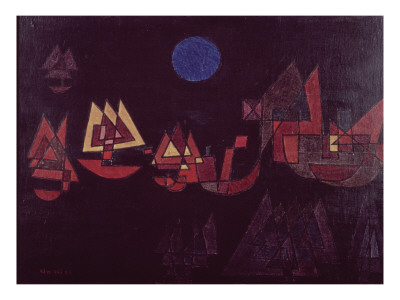 Ships In The Dark, 1927 by Paul Klee Pricing Limited Edition Print image
