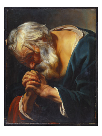 The Penitent St. Peter by Jacob Jordaens Pricing Limited Edition Print image