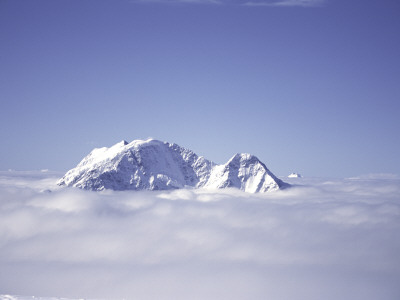 Caucaus Mountains Through Clouds, Russia by Michael Brown Pricing Limited Edition Print image