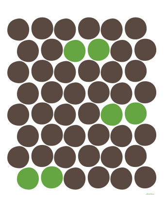 Green Dots by Avalisa Pricing Limited Edition Print image