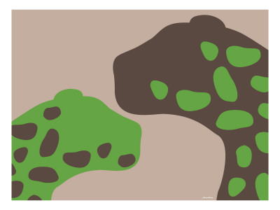 Green Jaguars by Avalisa Pricing Limited Edition Print image