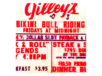 Bikini Bullride, Las Vegas by Tosh Pricing Limited Edition Print image