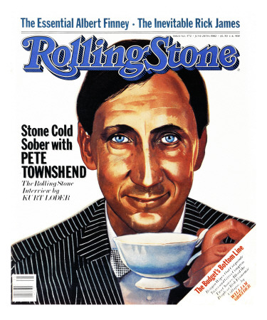 Pete Townshend, Rolling Stone No. 372, June 1982 by Julian Allen Pricing Limited Edition Print image