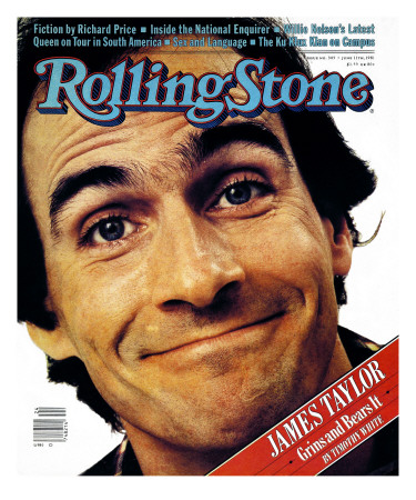 James Taylor, Rolling Stone No. 345, June 1981 by Aaron Rapoport Pricing Limited Edition Print image