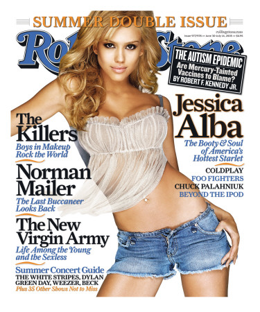 Jessica Alba, Rolling Stone No. 977/978, June 30 - July 14, 2005 by Matthew Rolston Pricing Limited Edition Print image