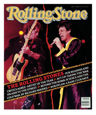 Mick Jagger And Keith Richards, Rolling Stone No. 573, March 1990 by Neal Preston Pricing Limited Edition Print image