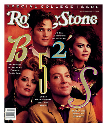 B-52'S, Rolling Stone No. 574, March 1990 by Mark Seliger Pricing Limited Edition Print image