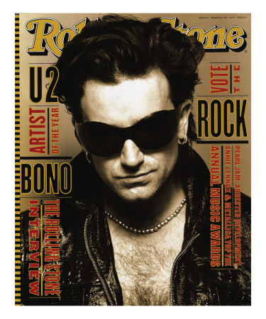 Bono, Rolling Stone No. 651, March 4, 1993 by Andrew Macpherson Pricing Limited Edition Print image