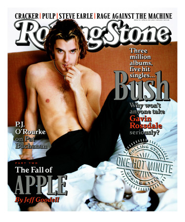 Gavin Rossdale, Rolling Stone No. 732, April 1996 by Mark Seliger Pricing Limited Edition Print image