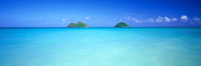 The Mokulua Islands From Lanikai Beach by David Evans Pricing Limited Edition Print image