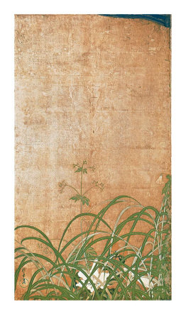 Flowering Plants Of Summer, Left Panel by Sakai Hoitsu Pricing Limited Edition Print image