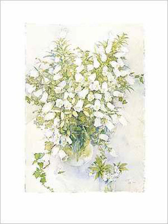 Campanula And Apple Blossom by Shirley Felts Pricing Limited Edition Print image