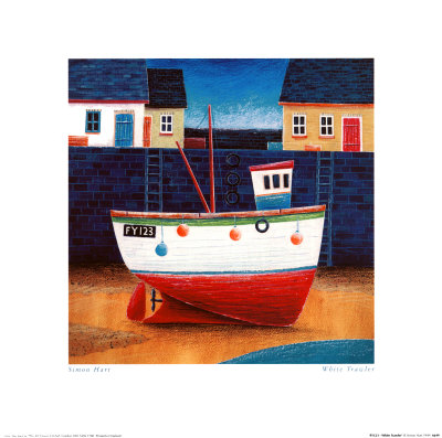 Fy123, White Trawler by Simon Hart Pricing Limited Edition Print image