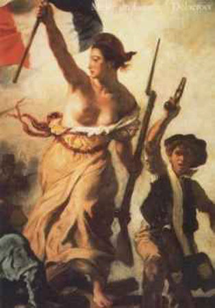 La Liberte Guidant Le Peuple (Detail) by Eugene Delacroix Pricing Limited Edition Print image