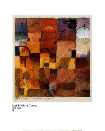 Red And White Domes by Paul Klee Pricing Limited Edition Print image