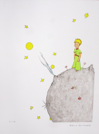 The Little Prince And The Volcano by Antoine De Saint Exupery Pricing Limited Edition Print image