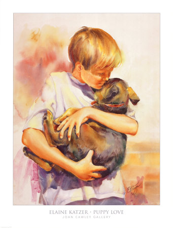 Puppy Love by Elaine Katzer Pricing Limited Edition Print image