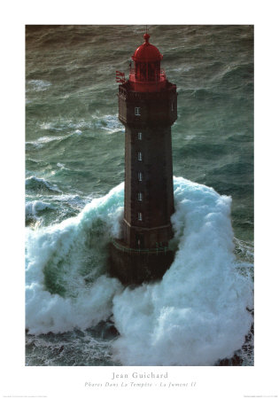Phare Dans La Tempete, La Jument Ii by Jean Guichard Pricing Limited Edition Print image
