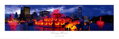 Chicago, Illinois - Buckingham Fountain by Jerry Driendl Pricing Limited Edition Print image