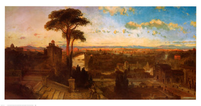 Rome Sunset by David Roberts Pricing Limited Edition Print image