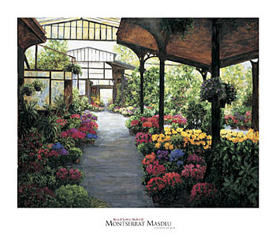 Paris Flower Market I by Montserrat Masdeu Pricing Limited Edition Print image
