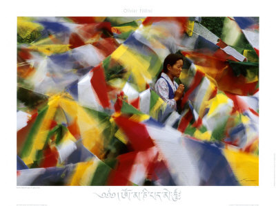 Priere Tibetaine Pour La Paix by Olivier Föllmi Pricing Limited Edition Print image