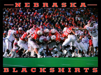 Nebraska Blackshirts by Rick Anderson Pricing Limited Edition Print image