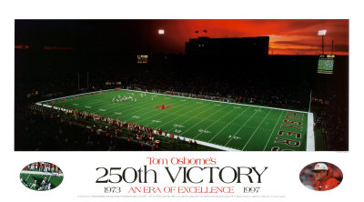 Tom Osborne's 250Th Victory by Rick Anderson Pricing Limited Edition Print image