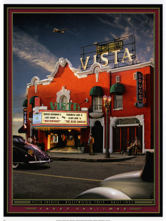 Vista Theater by Larry Grossman Pricing Limited Edition Print image