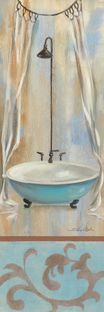 French Bathroom In Blue I by Silvia Vassileva Pricing Limited Edition Print image