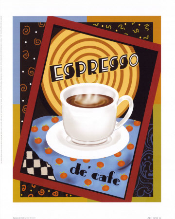 Espresso De Cafe by Betty Whiteaker Pricing Limited Edition Print image